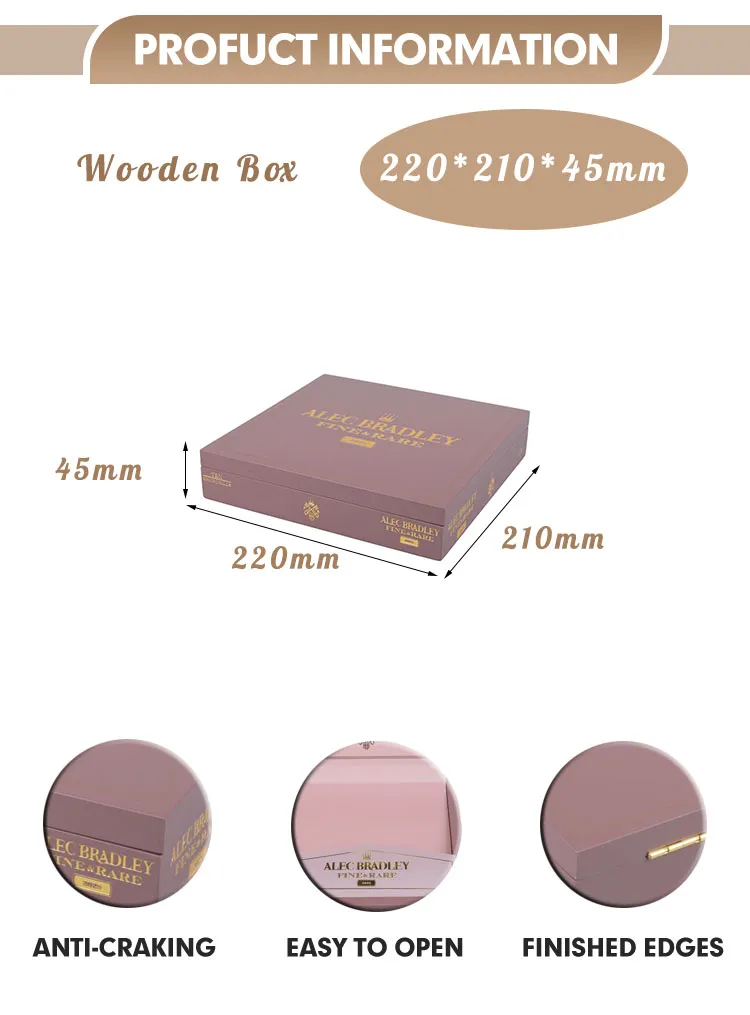 Wholesale Eco Friendly Wooden Cigar Box Sustainable Cedar Wood with Magnetic Closure Humidity Retention for Cigars