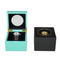 High Quality Opening Window Design Custom Wooden Square Black Boxes for Watches