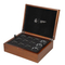 Luxury Custom Logo Coin Storage Box with Removable Trays