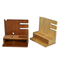 Multifunctional Wood Phone Docking Station Key Holder Jewelry Watch Organizer Luxury Custom Wood Storage Stand