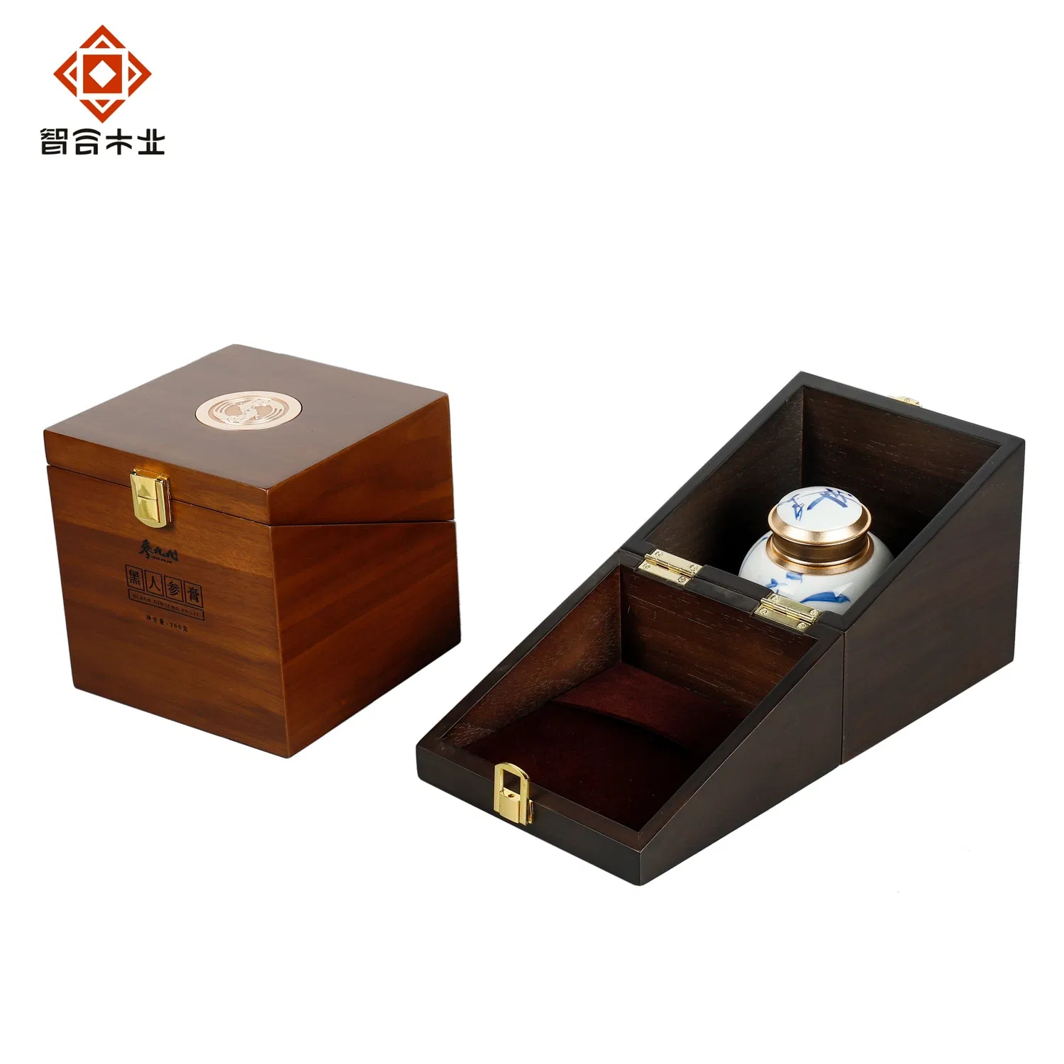 Stylish Wooden Gift Boxes for Organizing Pills and Cosmetics