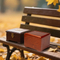 Wooden Urn Solid Wood Handcrafted Cremation Ashes Classic Design Adult Size Durable Memorial Secure Closure Timeless Tribute Premium Craftsmanship Eco Friendly