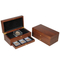 Customizable Wooden Coin Display Box for Commemorative Gifts