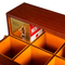 Luxurious High Gloss Wine Gift Set with Six Premium Bottles