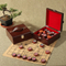 Hot Selling Wooden Natural Chess Game Box Easy Portable Case Type Chess Board Best for Picnic Play Game