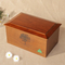 Wholesale Pet Funeral Supplier Pet Ashes Urn with Photo Frame Dog Urns Wooden Box Pet Caskets Urns for Dogs