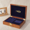 Wholesale Solid Walnut Wood Jewelry Box Elegant Gift Wood Box Packaging Mezzanine Wooden Jewelry Storage with with Lock