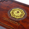 High-End Natural Rosewood Wooden Tea Box Rectangle Gift Box Hinge Magnetic Feature Recyclable Tea Set Packaging Laser Printed
