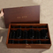OEM Logo High Grade Gift Wine Box PU Leather Wood Premium Feel for Whisky Beer & Vodka