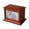 Timeless Mahogany Pet Cremation Urn for Cherished Memories