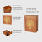 Factory Price Funeral Urn Pet Cremation Urns Memorial Keepsake Wooden Casket for Dog Cat Urns
