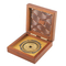 Wholesale Custom Badge Souvenir Medal Case Walnut Solid Wood Storage Decorative Box Coin Case