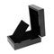 Stylish Custom Logo Black Wooden Jewelry Organizer Box