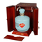 Wholesale Luxury Red Wine Glass with Bottle Box Storage Red Wood Blanks Wine Packaging Gift Box