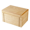 High Quality Wholesale Funeral Wooden Casket Animal Ashes Pet Cremation Urn Custom Natural Wooden Pet Urns