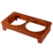 Wholesale Wooden Pet Dining Table Stand Table Mat Cat & Dog Bowl Rack Feeder