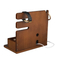 Elegant Pine Wood Jewelry and Watch Storage Rack for Home