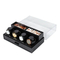 Wholesale 4 Slots Luxury Man's Gift Watch Box Custom Men's Jewelry Container Hot Sale 2 Tiers Wooden Watch Case with Acrylic Lid