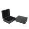Luxury Black Wooden Tea Storage Box with Custom Laser Logo