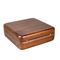 Custom Badge Souvenir Medal Case Solid Walnut Wood Storage Decorative Box Coin Collection Display Case