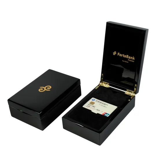 Wholesale Design Wood Recipe Memory Gift Box Decorative Wooden Business Card Printer Storage Jewelry Case