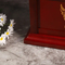 ODM OEM Customized Wooden Urn Personalized Bamboo Memorial Cremation Box with Photo & Message for Pet Loss Pet Caskets & Urns