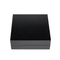 Elegant Black Square Coin Holder Gift Box for Collectors