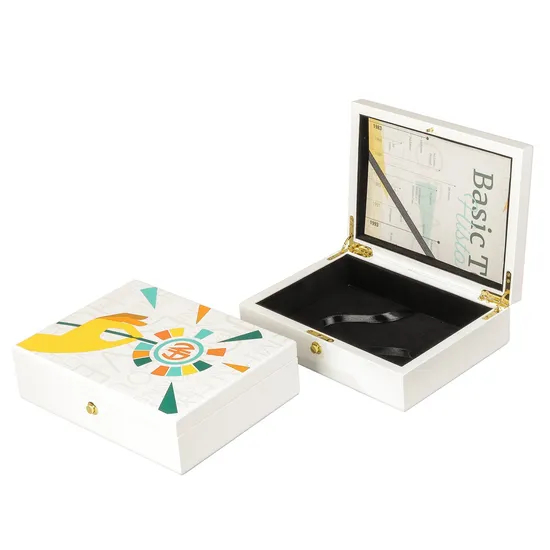 Customized High Quality Packaging Solid Gift Customized Wooden Storage Box Gift Box for Jewelry Watch Book