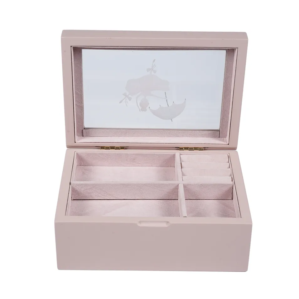 Wholesale Custom Logo Luxury Necklace Jewellery Packaging Wood Ring Jewelry Box