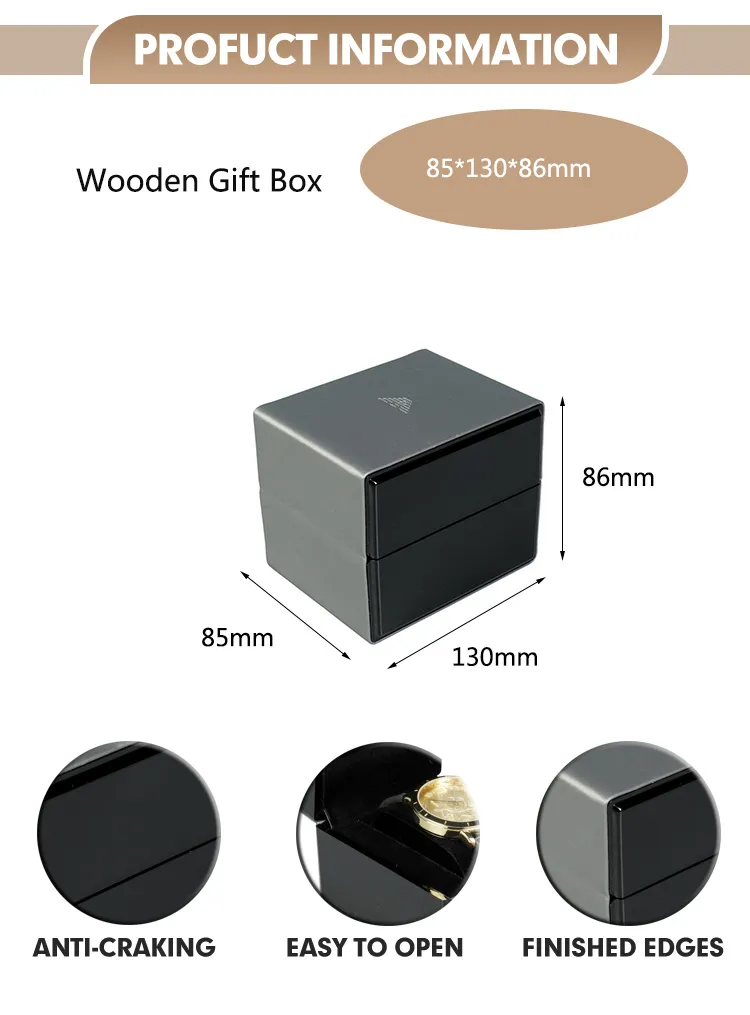 Elegant Velvet Watch Organizer Box with Personalized Logo Options