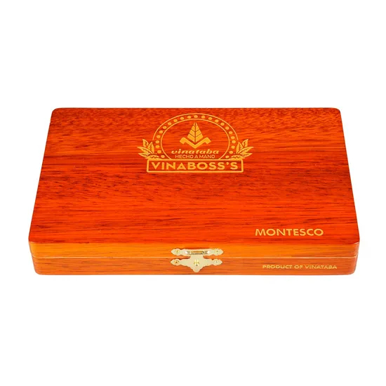 Custom Wooden Boxes Luxury Matte Lacquered Solid Wood Cigar Case with Hinges Cedar Wooden Cigar Humidor Gift Box