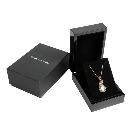 Wooden High Gloss Finish Jewelry Storage Music Gift Box for Ring Necklace Earring