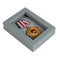 Wholesale Handmade Elegant Wood Storage Decorative Souvenir Cases Customize Size Solid Wood Keepsake Treasure Wood Medal Coin Box