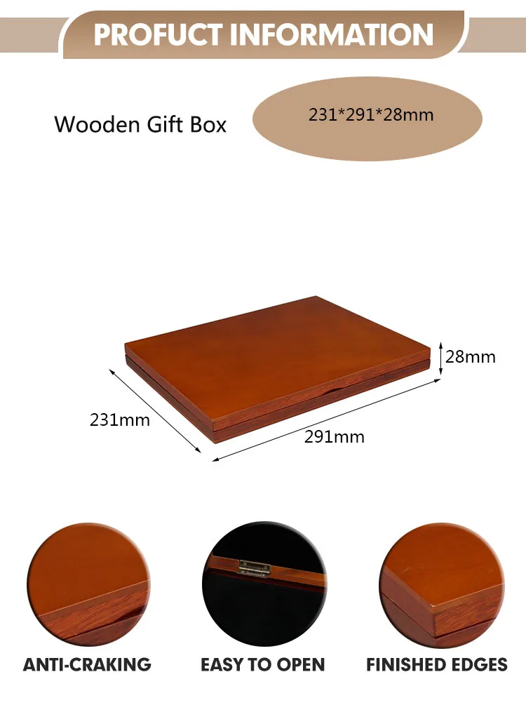 Factory OEM ODM Custom Color Solid Wood Eco - Friendly Lacquer Gift Wooden Medal Box Natural Wood Grain Wooden Gold Silver Coin Storage Box