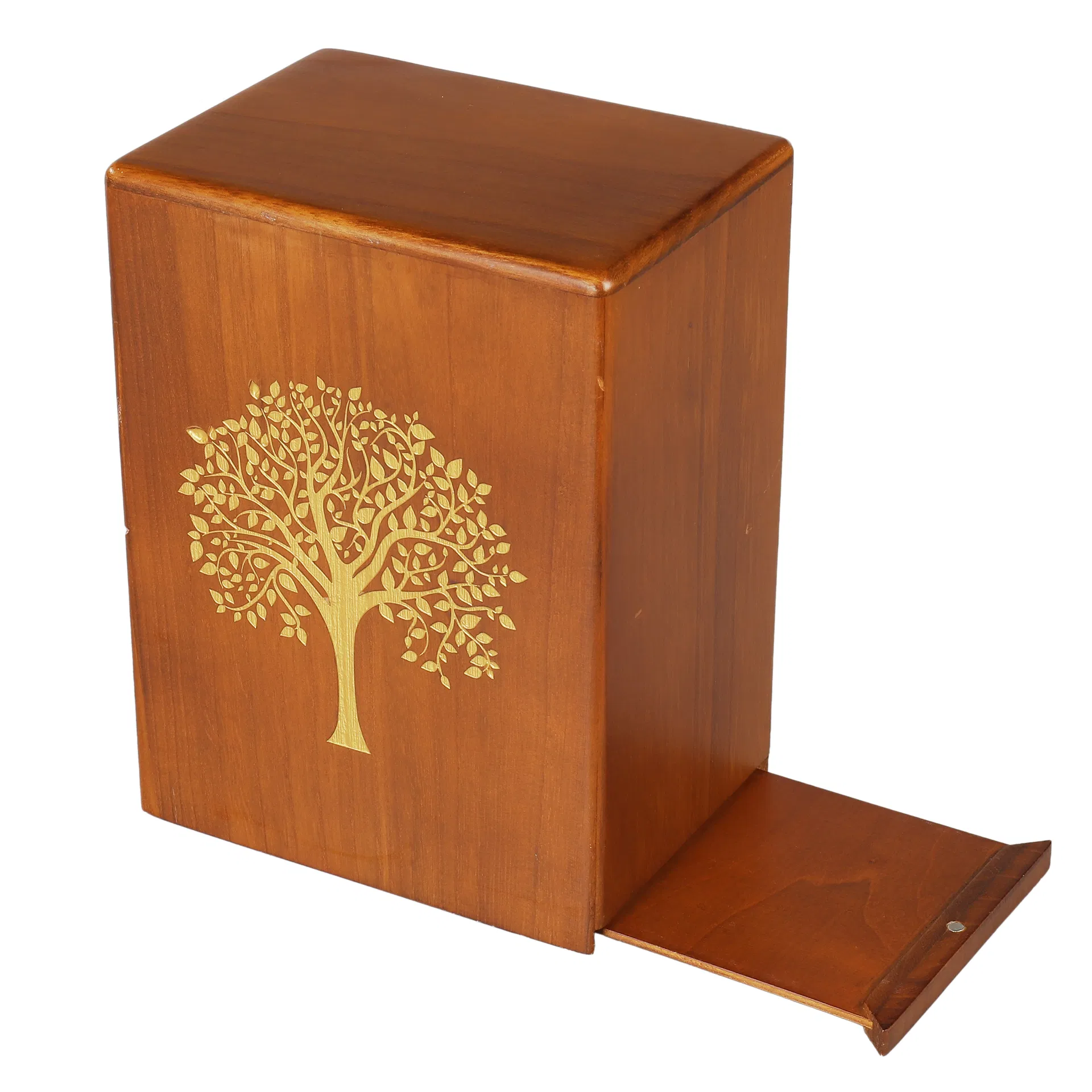 Human Ashes Adult Professional Wooden Urns Supporting Customized Wooden Urns Cinerary Caskets