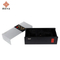 Elegant Black Wood Tea Box with Custom Acrylic Lid