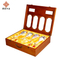 Elegant Personalized Wooden Wine Box Gift Set for 4 Bottles