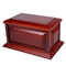 Elegant Wooden Memorial Urn Box with Sliding Lid for Ashes