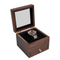 Elegant Wooden Watch Display Box with Clear Acrylic Lid