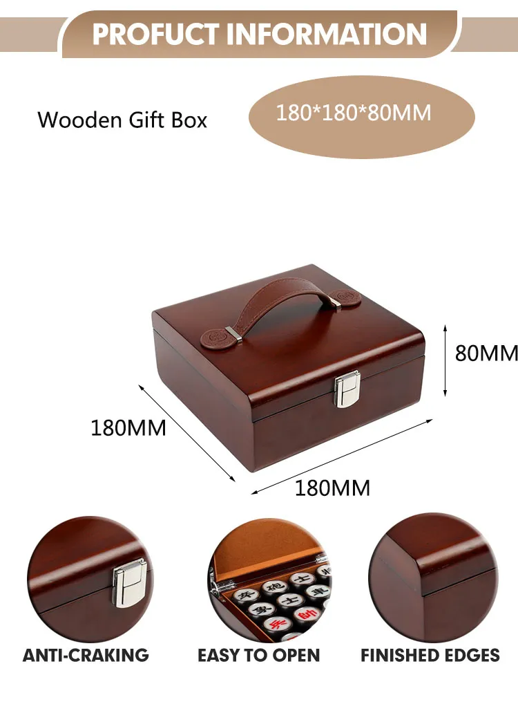 Premium Handmade PU Leather Chess Set with Wooden Pieces
