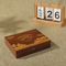 Personalized Walnut Wood Travel Medicine Box with 6 Compartments