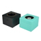 High Quality Opening Window Design Custom Wooden Square Black Boxes for Watches