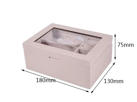 Factory Price Wholesale Acrylic Lid Luxury Music Jewelry Box Products Packaging Custom Wooden Music Box