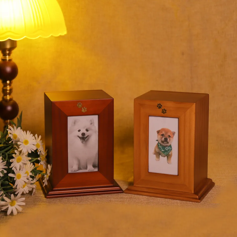 Solid Wood Cremation Urn Handcrafted Adult Size Premium Hardwood Memorial Engraved Design Secure Closure Timeless Tribute Eco Friendly Material Artisan Crafted