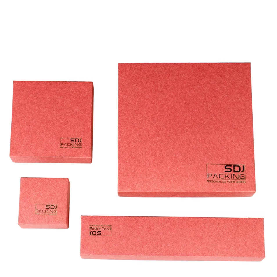 Custom Logo Cardboard Rectangle Jewelry Boxes for Bracelet Necklace Ring Earring Storage Packaging-Handmade