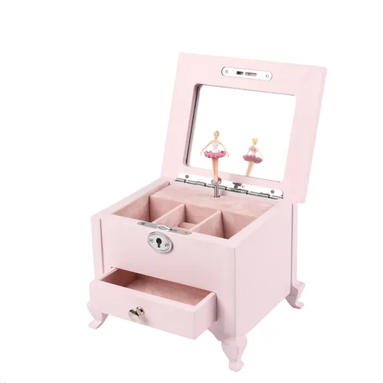 High-End Quality Wood Walnut Music Box Gifts Recommended Texture Gift Clamshell Wooden Box