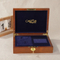 Wholesale Solid Walnut Wood Jewelry Box Elegant Gift Wood Box Packaging Mezzanine Wooden Jewelry Storage with with Lock