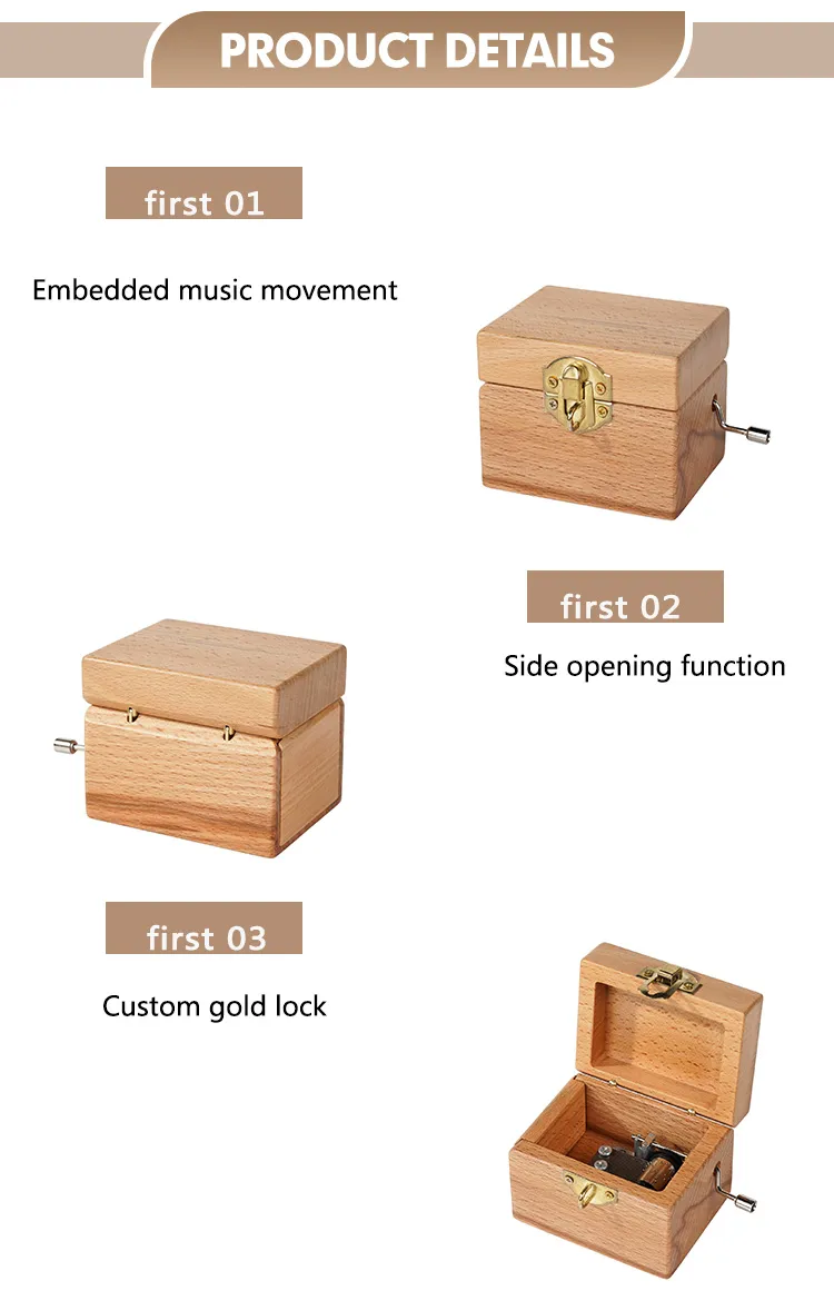 Custom Wooden Box Perfume Packaging Wood Gift Box Luxury Single Watch Box OEM Organizer Royal
