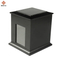 Elegant Solid Wood Bamboo Pet Urn with Sliding Lid
