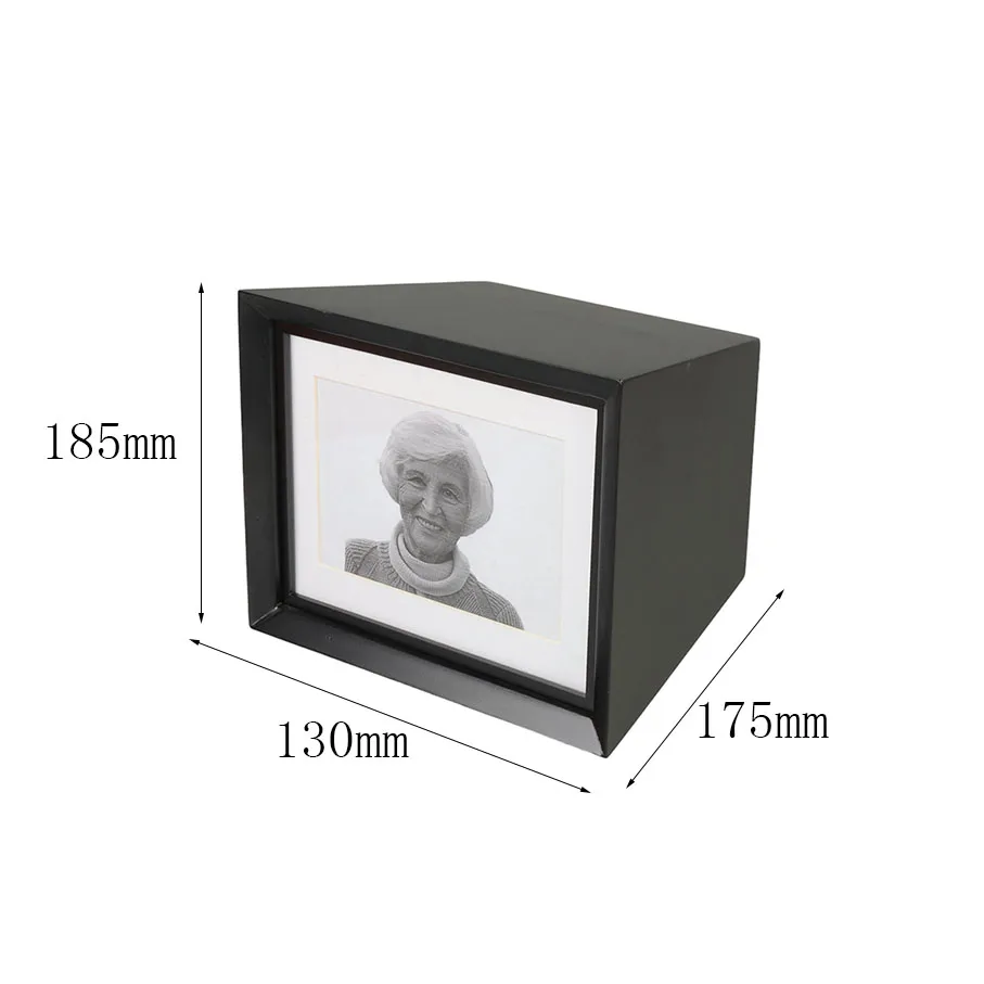 Pet Funeral Supplier Pet Ashes Urn with Photo Frame Dog Urns Wooden Box Pet Caskets Urns for Dogs